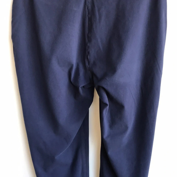 Coldwater Creek navy Egyptian cotton straight leg elastic waist pants, size 1X - Picture 6 of 10
